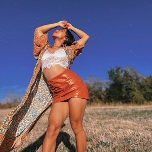 Beach Coverup Kimono Robe Calla in Orange